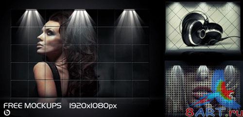 3 Photo Mockups PSD Template