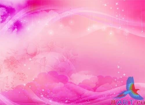 PSD - Pink Fantasy Template