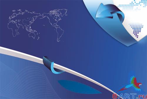 PSD - Blue Web Style Template PSD - Blue Web Style Template