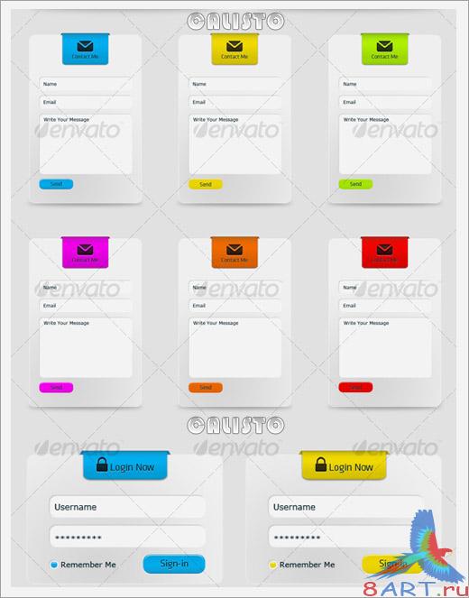 Minimalist Web 2.0 Elements Pack - GraphicRiver