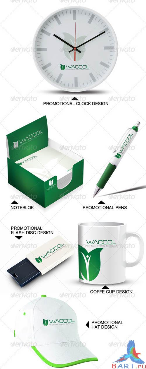 GraphicRiver Complete Corporate Identity-2-Waccol Green