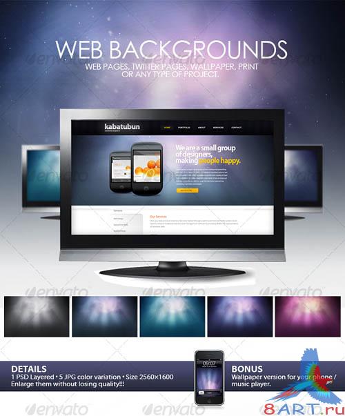 GraphicRiver Space Web Backgrounds GraphicRiver Space Web Backgrounds