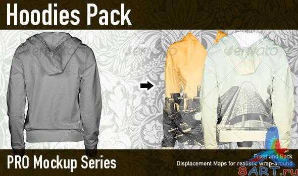 GraphicRiver Women's Hoodie Professional Mockup