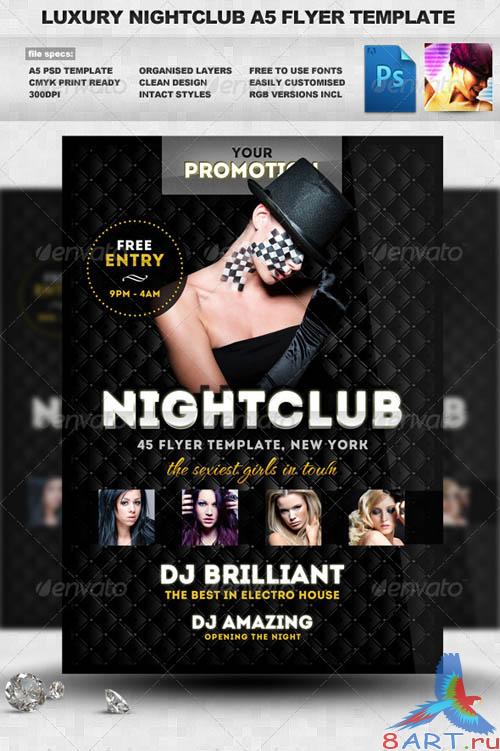GraphicRiver Luxury Nightclub Flyer Template