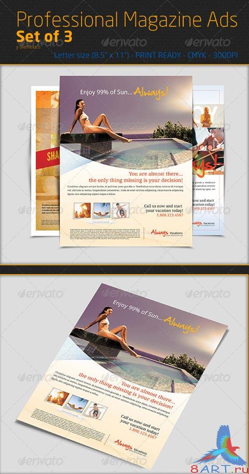 GraphicRiver Professional Magazine Ads GraphicRiver Professional Magazine Ads