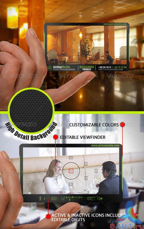 GraphicRiver Translucent Photographer Business Card