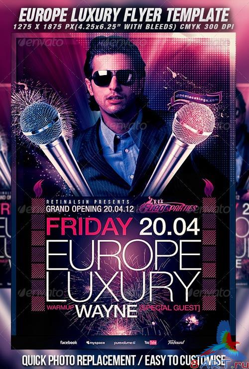 GraphicRiver Europe Luxury Flyer Template