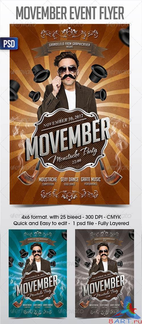 GraphicRiver Movember Fyer GraphicRiver Movember Fyer