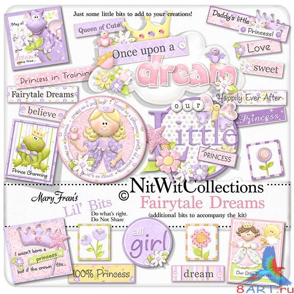 Скрап-набор ради девочек - Fairytale Dreams Скрап-набор ради девочек - Fairytale Dreams