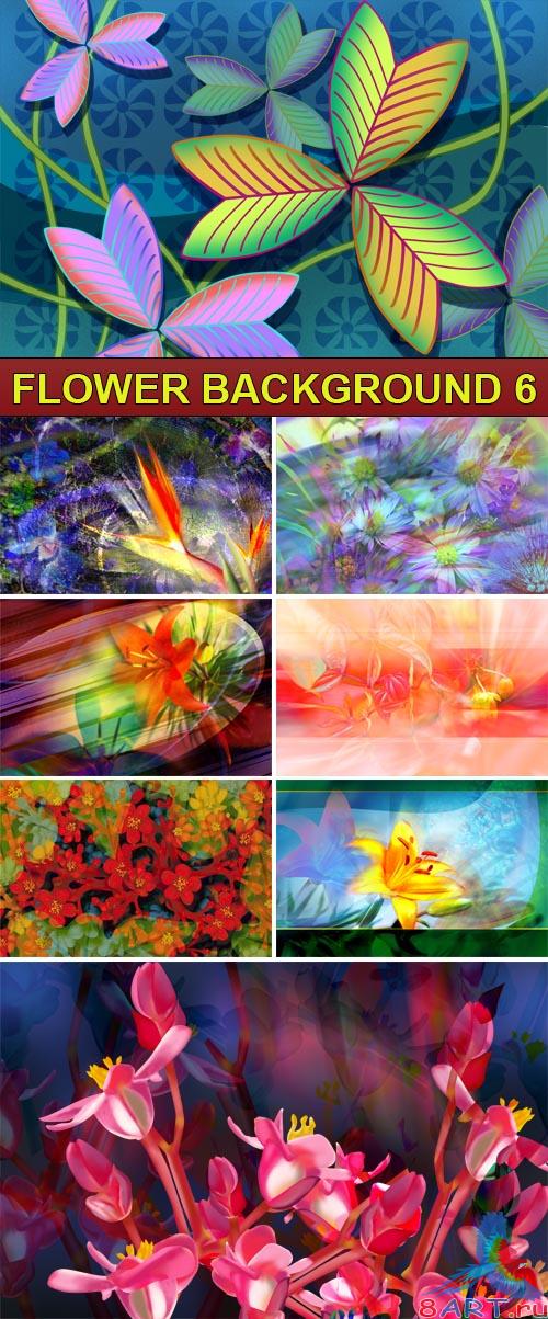 PSD Source - Flower background 6