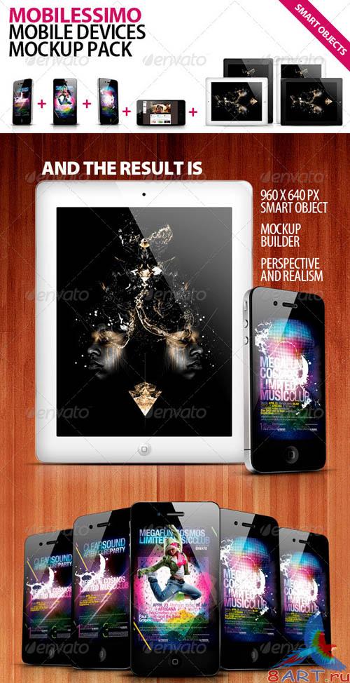 GraphicRiver Mobilisimo Mobile Phone & Mobile Pad Mock-ups GraphicRiver Mobilisimo Mobile Phone & Mobile Pad Mock-ups