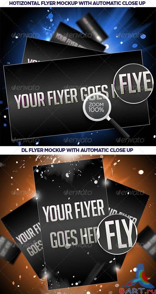 GraphicRiver 4 Impact Flayer Mockup GraphicRiver 4 Impact Flayer Mockup