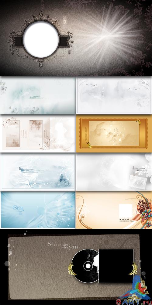 Art beauty photo template water