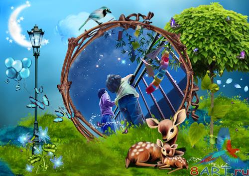 PSD frame - Night Life