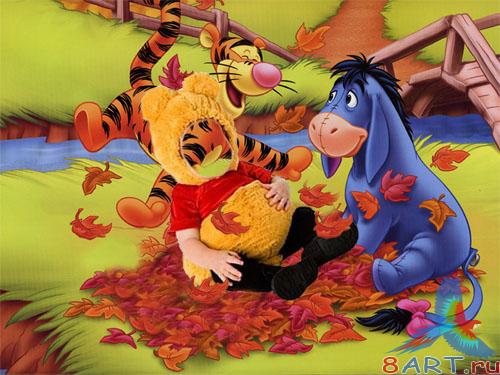 Шаблон выше- винни пух Шаблон выше- винни пух