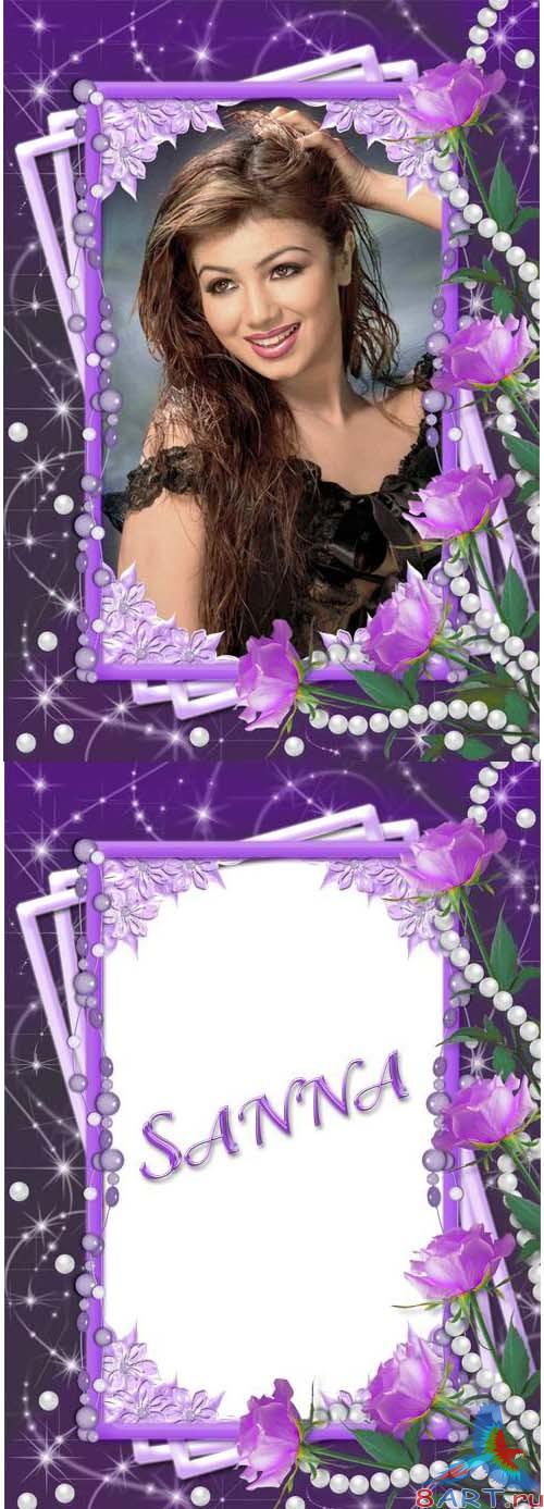 Wedding frames Roses with the pearls Wedding frames Roses with the pearls