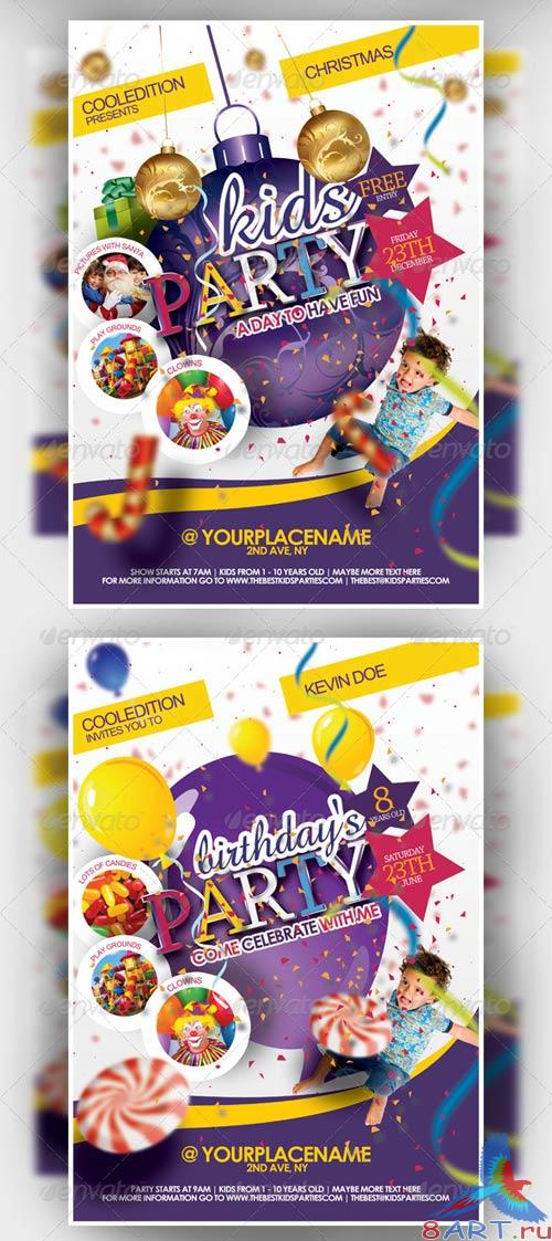GraphicRiver Best Kids Party Flyer GraphicRiver Best Kids Party Flyer