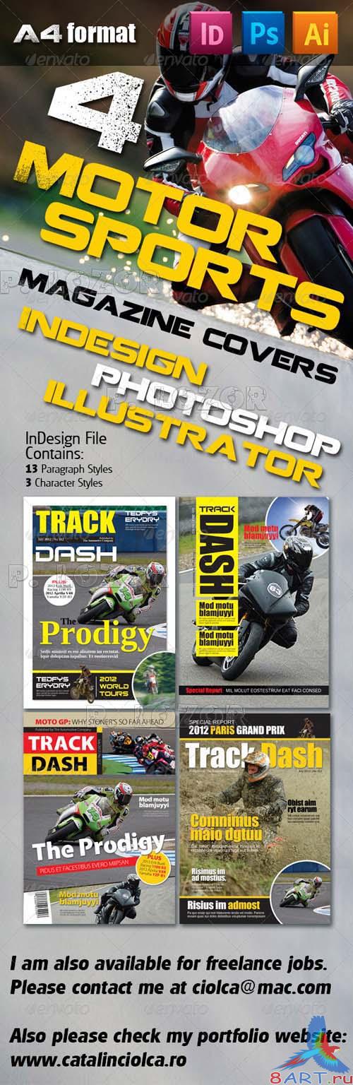 4 Motorsports Magazine Covers