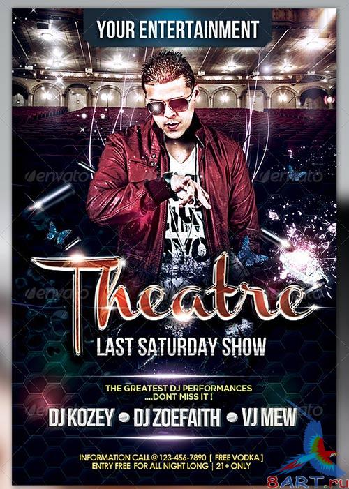 GraphicRiver Theatre Flyer Template