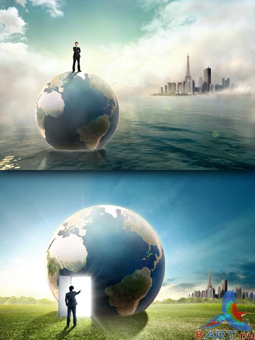 Sources - City in the fog