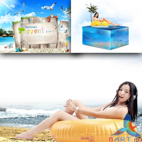 Sources - On the beach