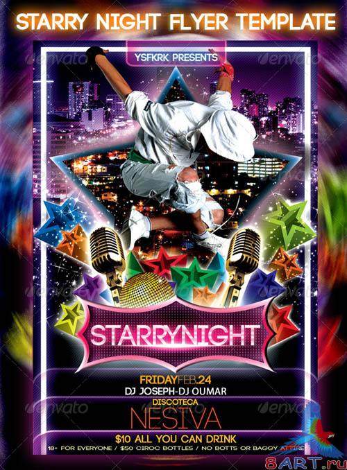 GraphicRiver Starry Night Flyer Template