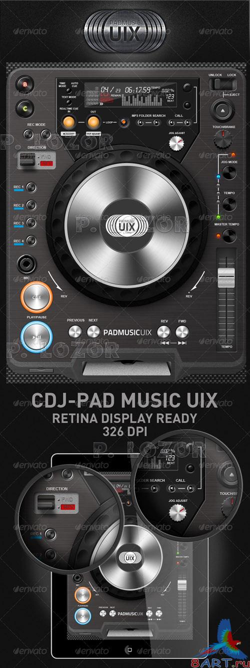 Graphicriver CDJ-Padmusicuix