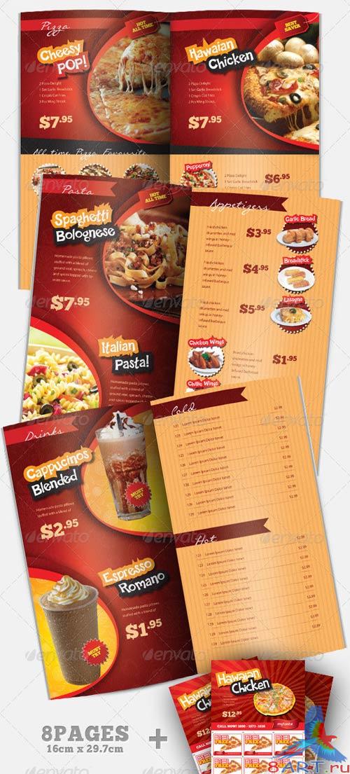 GraphicRiver Universal Restaurant Menu Indesign Template GraphicRiver Universal Restaurant Menu Indesign Template