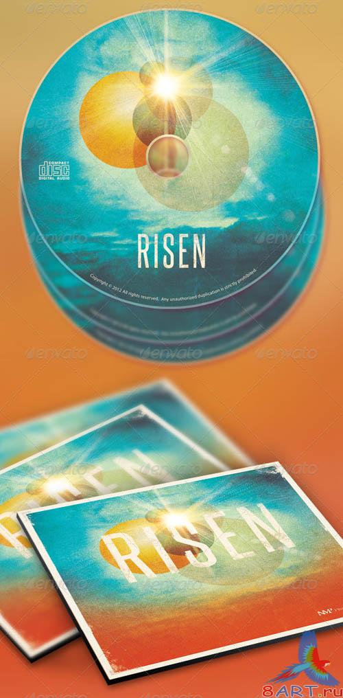 GraphicRiver Risen Church Event Flyer and CD Template GraphicRiver Risen Church Event Flyer and CD Template