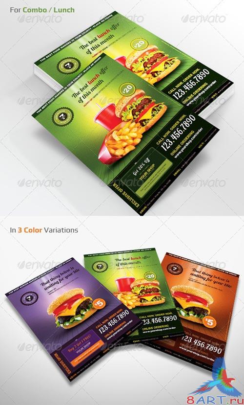 GraphicRiver Restaurant Menu Offer Flyer GraphicRiver Restaurant Menu Offer Flyer