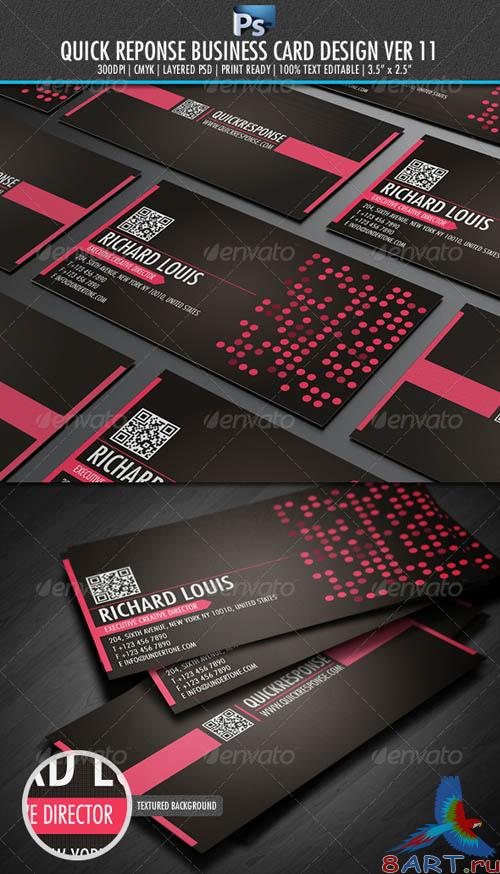 GraphicRiver Quick Response Business Card Design Ver 11