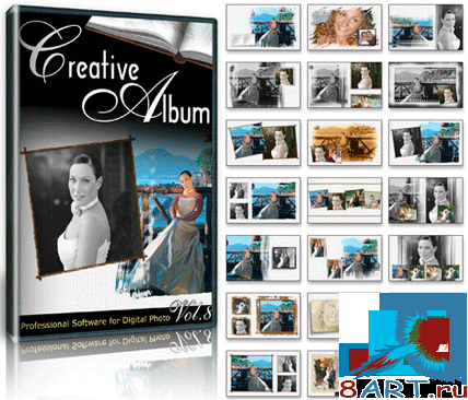 Creative Album Vol.08        / Creative Album Vol.08 This is a set of additional patterns on the wed