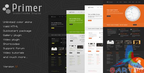 Themeforest Primer v1.1 � Creative Joomla Template