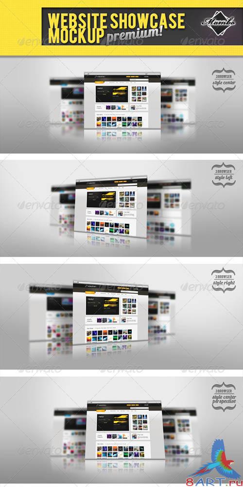 GraphicRiver Website Showcase Mockup