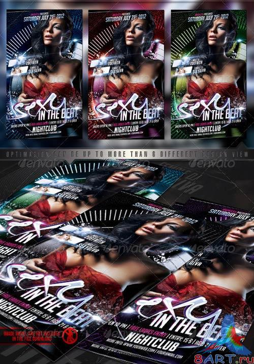 GraphicRiver Sexy In The Beat Flyer Template