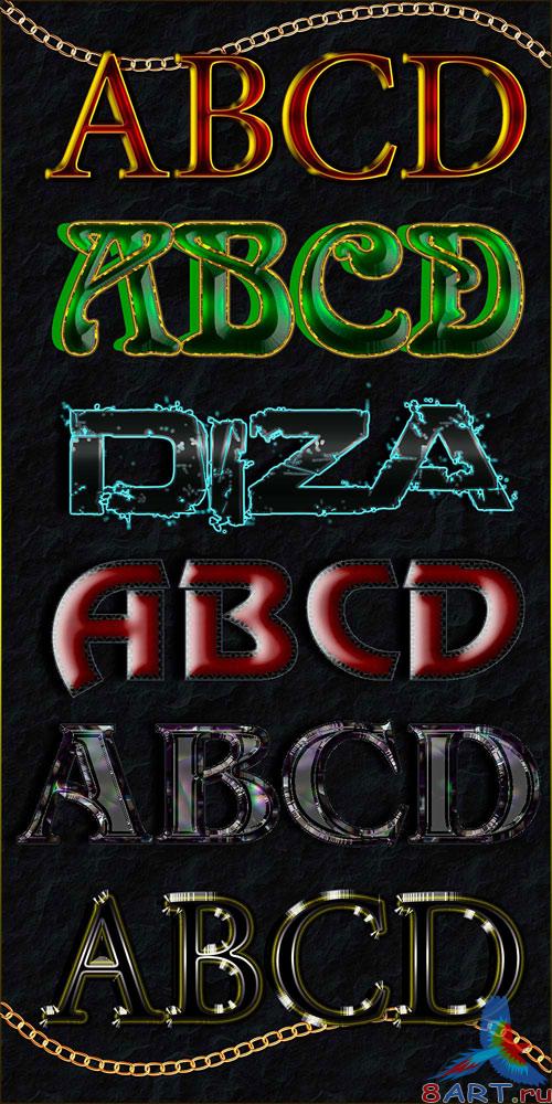 Text styles by Diza - 12