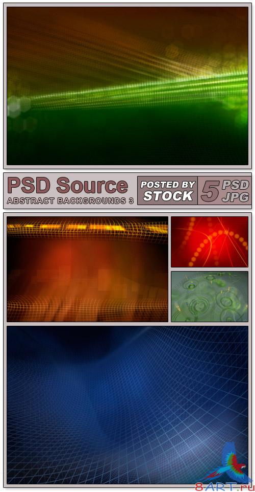 Layered PSD Files - Abstract backgrounds 3