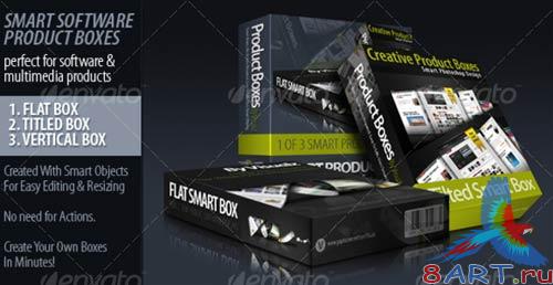 GraphicRiver 3 Smart 3D Product Boxes GraphicRiver 3 Smart 3D Product Boxes