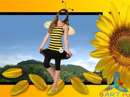 Шаблон Пчёлка Шаблон Пчёлка