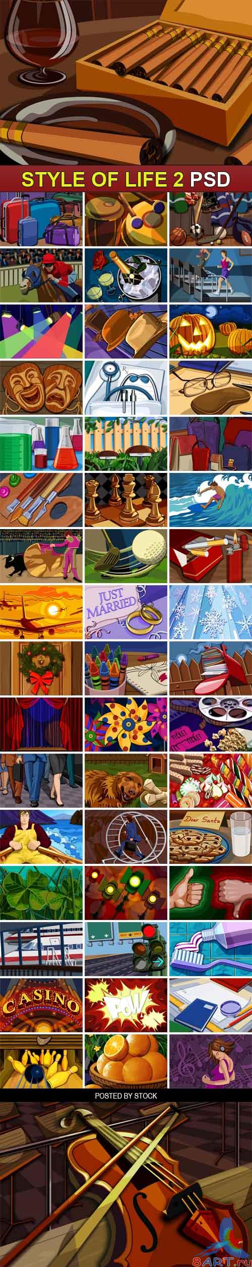 PSD Source - Style of life 2