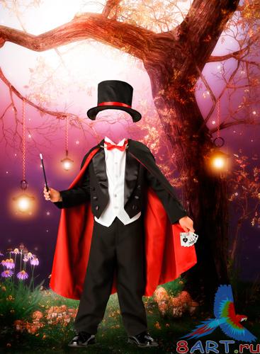 Шаблон к фотошопа – малый фокусник Шаблон чтобы фотошопа – малый фокусник