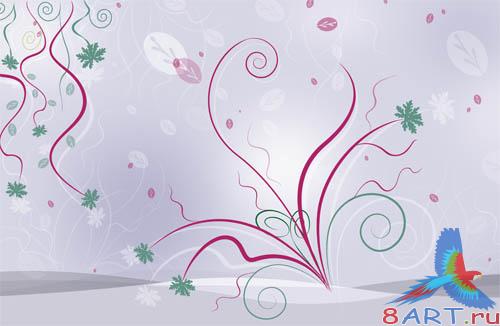 PSD - Gray Abstract Template