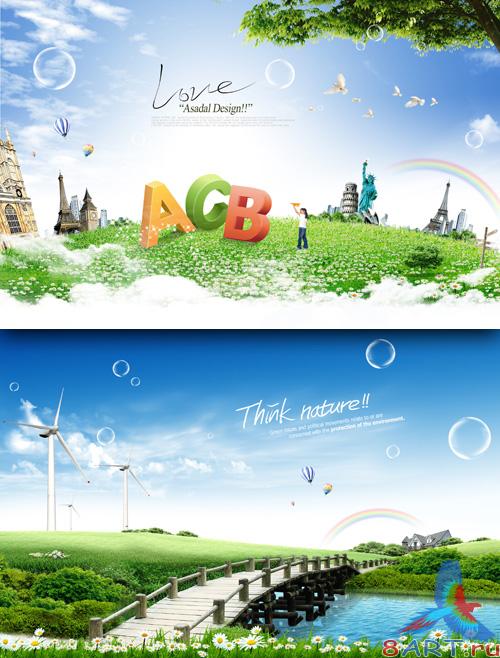 Sources - The sky in the clouds