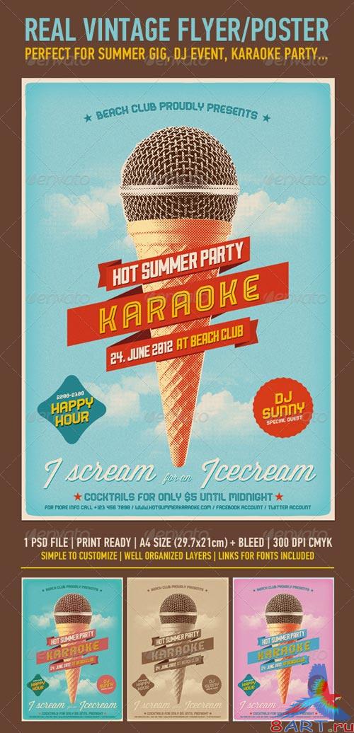 GraphicRiver Vintage Poster GraphicRiver Vintage Poster