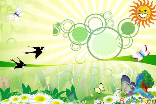 PSD - Abstract Nature Template PSD - Abstract Nature Template