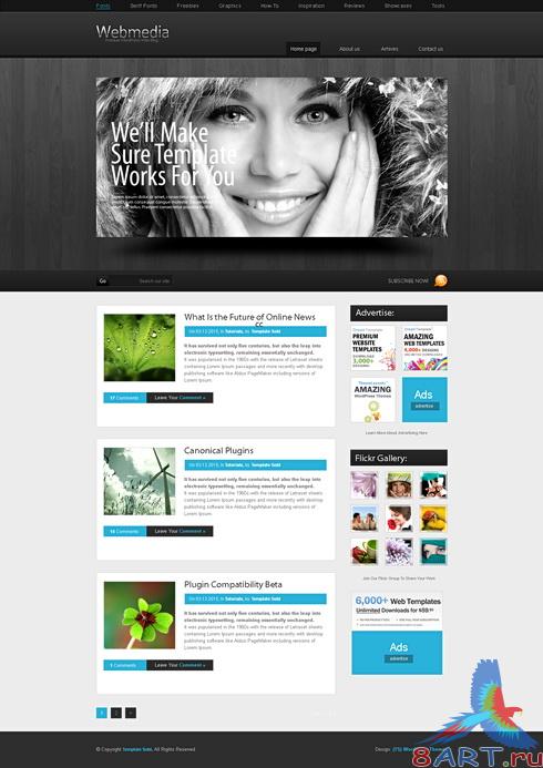 Template HTML/PSD Webmedia
