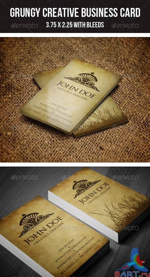 GraphicRiver Grungy Minimal Business Card