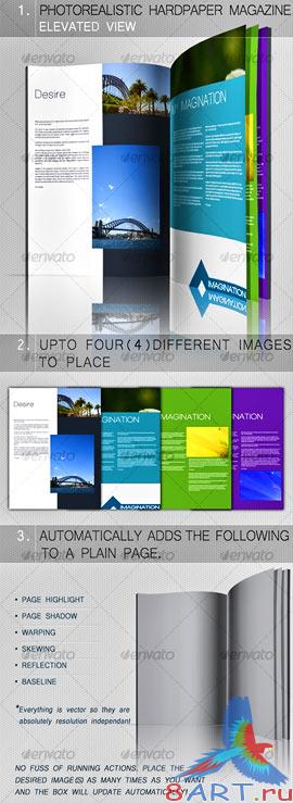 Hardpaper Magazine Mock-Up