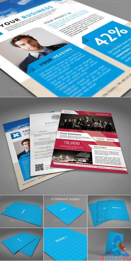 GraphicRiver Photorealistic Flyer Mock-ups