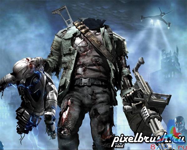 Terminator -  (        Photoshop)